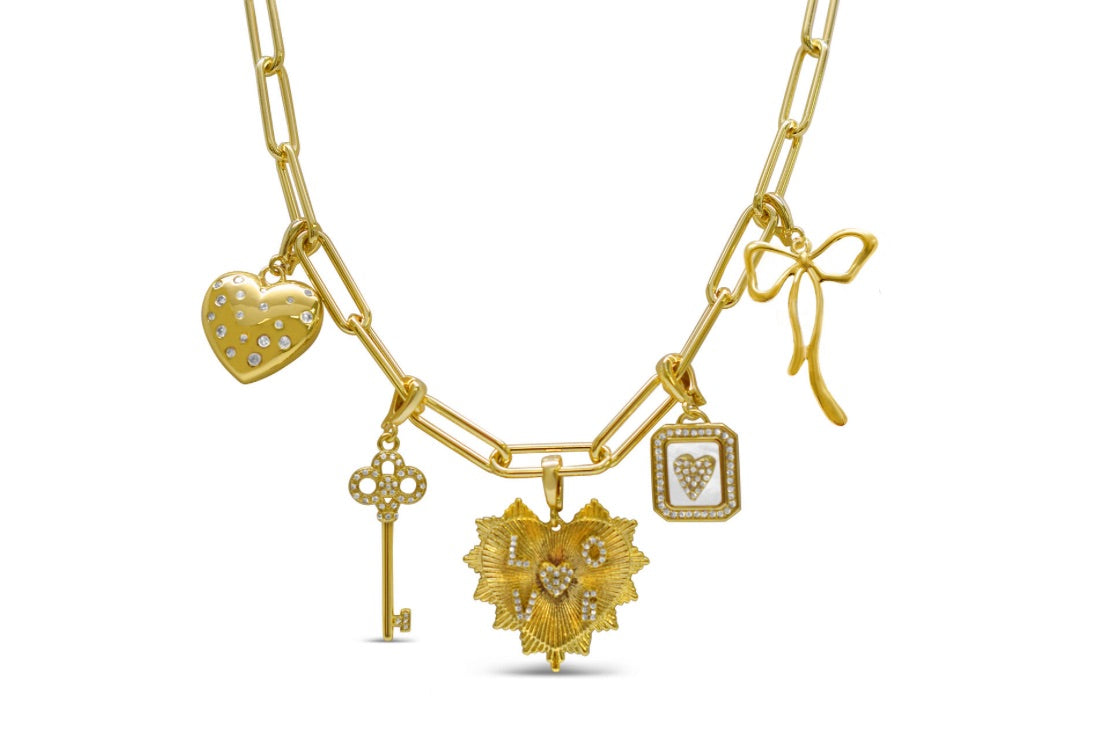 Key to Love Charm Necklace