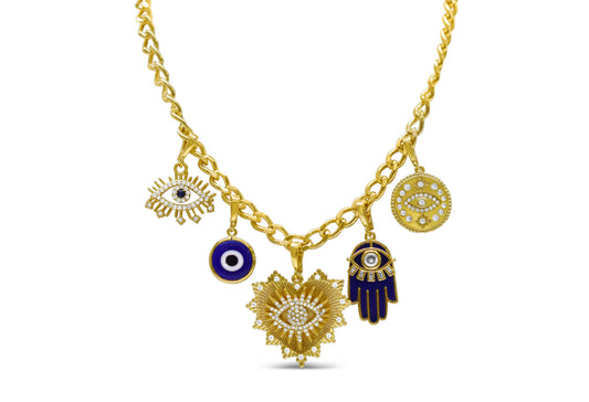 Good Vibes Only Charm Necklace